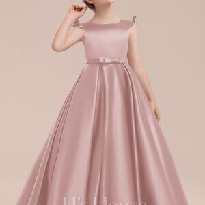 NWT - Girls CUSTOM MADE Dusty Rose Flowergirl/Bridesmaid Dress